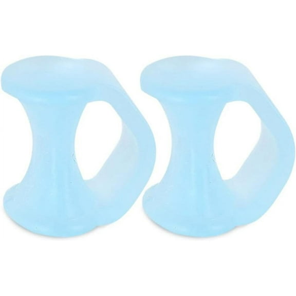 Toe Separators Overlapping Toes - Clear Gel Hammer Toe Straighteners for Pain Relief - Correct Bent Toes -Spreaders, Soft and Gentle Bunion Correctors Active Lifestyle