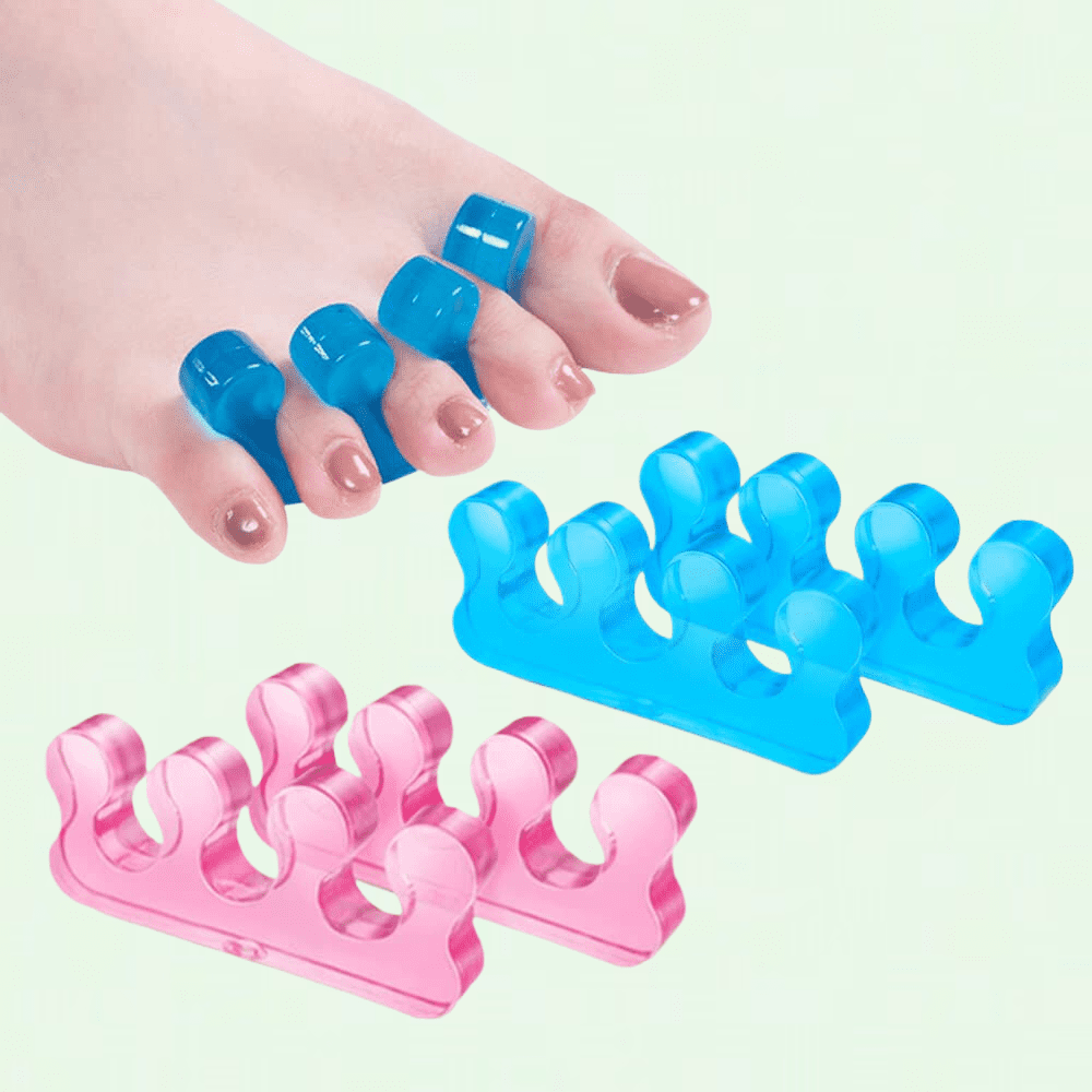 Toe Separators Pedicure Set, Gel Toe Spacers for Polish Application ...