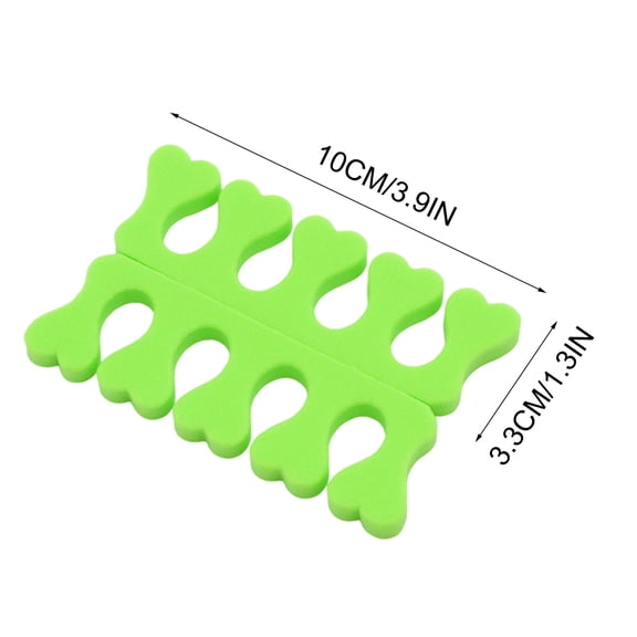 Toe Separators for Pedicure,Sponge Toe Separators for Pedicure, Soft Foam Toe Separators Comfortable Toe Separators for Women Flexible Toe Spacers for Pedicures Toe Dividers