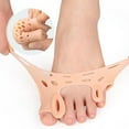 thumbnail image 1 of Toe Separators, Silicone Toe Spacers, Breathable Ventilated Soft Gel Toe Separator for Proper Alignment and Muscle Relaxation, Lightweight Durable Washable Reusable Design, 1 of 9