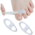 thumbnail image 1 of Toe Separators - Silicone Toe Straighteners for Curled Toes - Reusable Orthotic Toe Separators, Portable Toe Straightener for Correct Toes, Hammer Toe Relief, Preventing Rubbing, 1 of 5