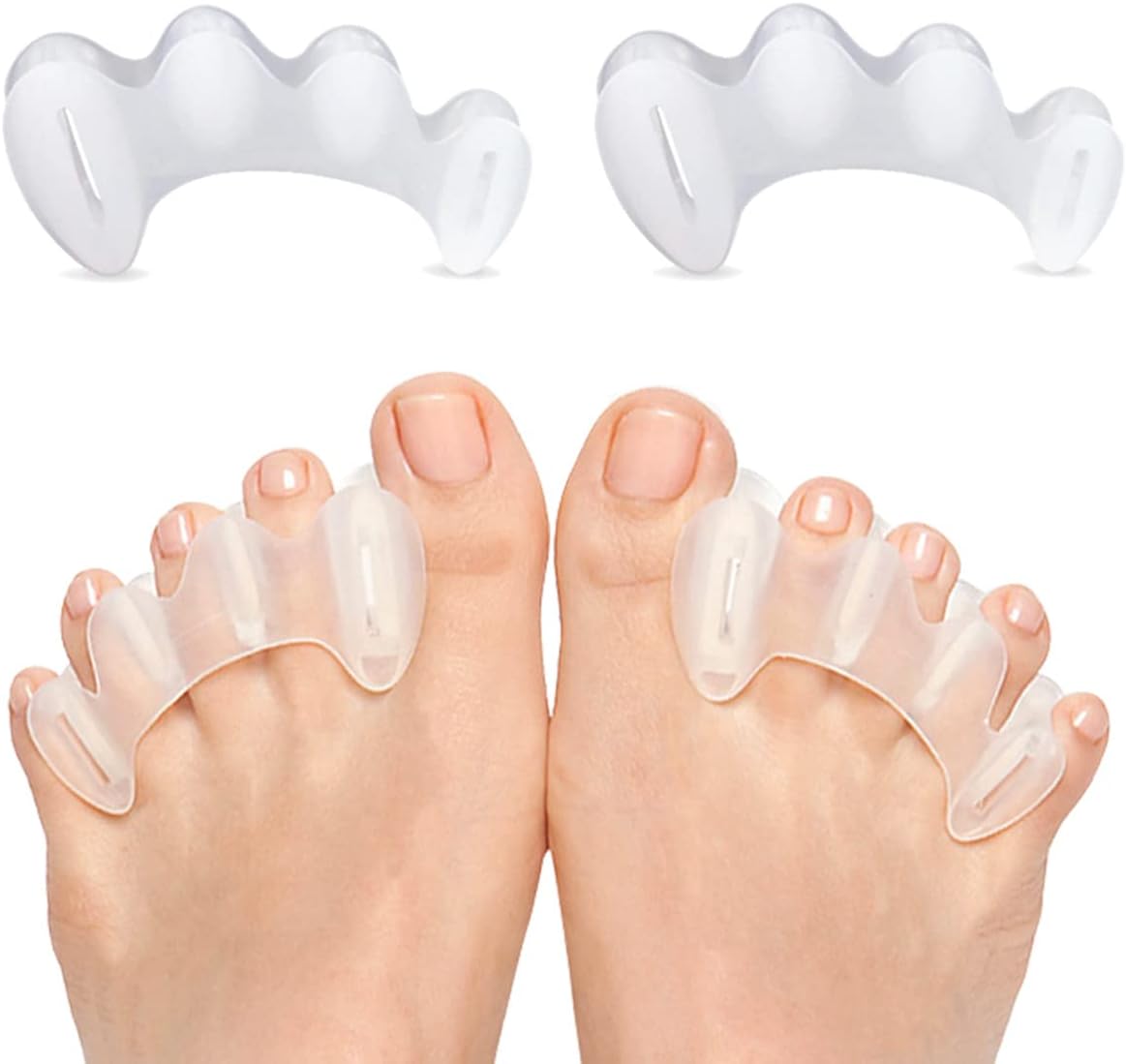Toe Separators, Toe Spacers for Feet Women/Men Bunion Corrector for