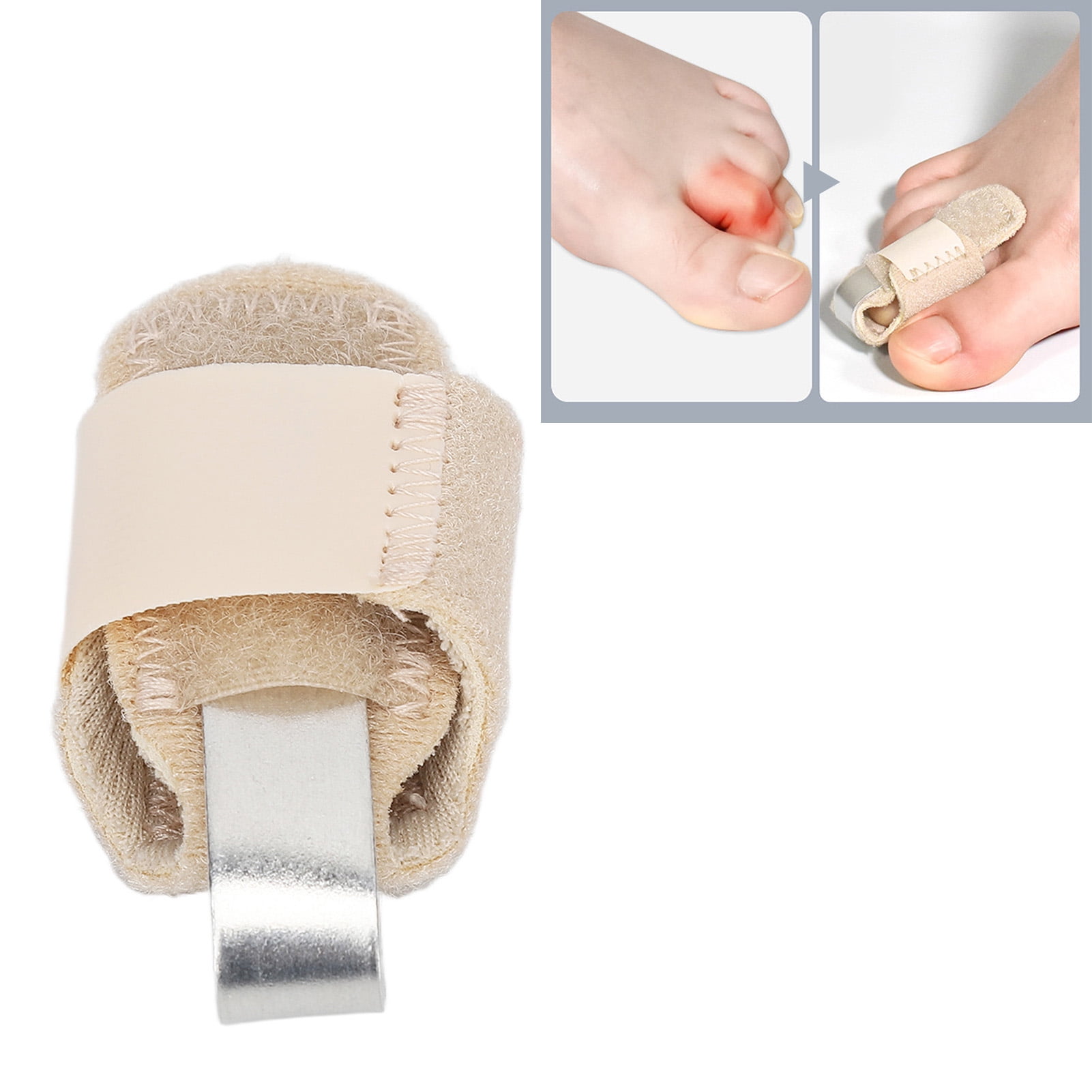 Toe Separators, Toe Splint Hammer Straightener Corrector, Toe Brace