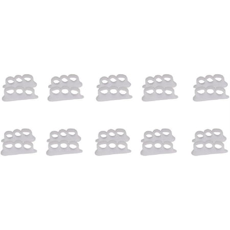 Toe Separators Toe Protectors for Little Toe Gel Toe Separator Toe Straightener with 3 Holes Little Toe Separators Foot comforts products