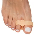 thumbnail image 1 of Toe Separators with 2 Loops - Soft Gel Bunion Correctors 4 Pack (Beige), 1 of 5