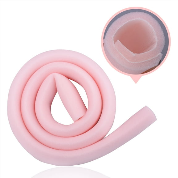 Toe Sleeve with Overlap Large Size 1" Inner Diameter 36" Roll, Sponge Toe Protectors for Blisters, Bunions, Corns