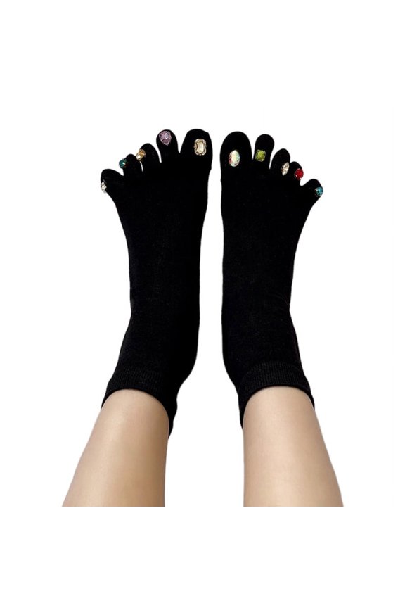 Toe Socks For Men Five Finger Socks Patchwork Socks with for Decor Breathable Soft Sock Girls Streetwear