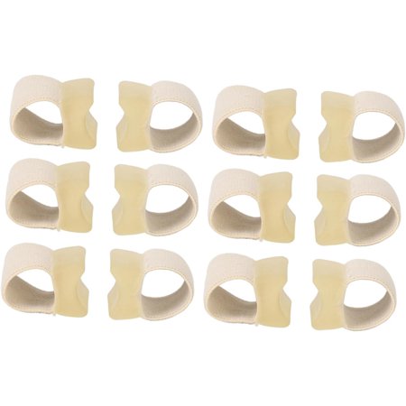 Toe Spacer, Reduces Pain Skin Friendly 10 Pairs Elastic Pressure Relief Sleeves Prevents Rubbing Toe Separator Straightener