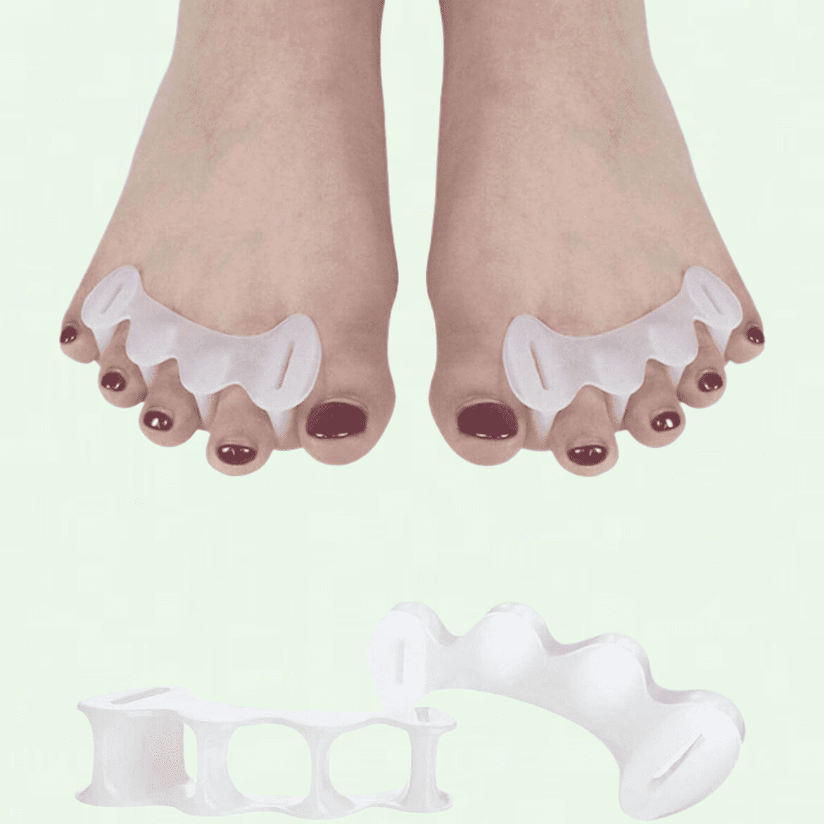 Amazon natracure gel toe spacers helps with bunions corns