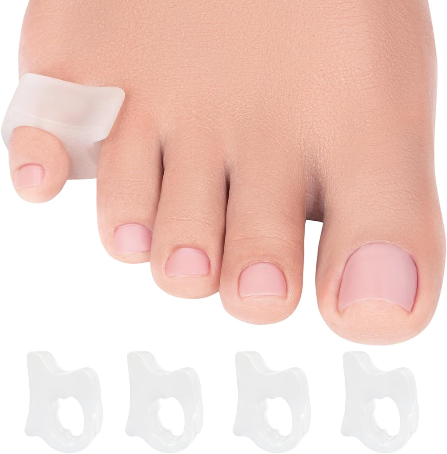 Toe Spacers for Women and Men 4Pack Little Toe Separators Toe