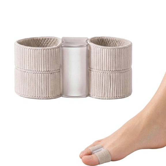 Toe Spacers for Feet, Gel Toe Separators, Big Toe Splint, Breathable Toe Alignment Wrap (1 PCS)