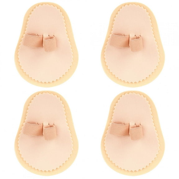 Toe Straightener, 4pcs Medial & Lateral Separators Protector Bunion Splint, For Knock Knee Pain Foot Alignment 2 Hole