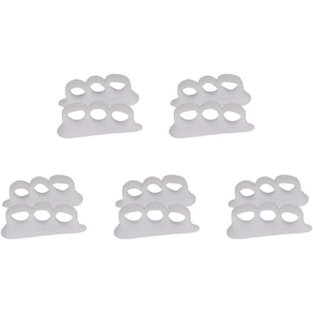 Toe Straightener Toe Separators For Overlapping Toe Straighten Bent Toes Three Toe Eversion Orthotic Foot Care Separator