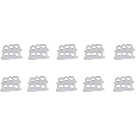 Toe Straightener Toe Separators for Overlapping Toe Straighten Bent Toes Three Toe Eversion Orthotic Foot Care Separator Toe pads for shoes