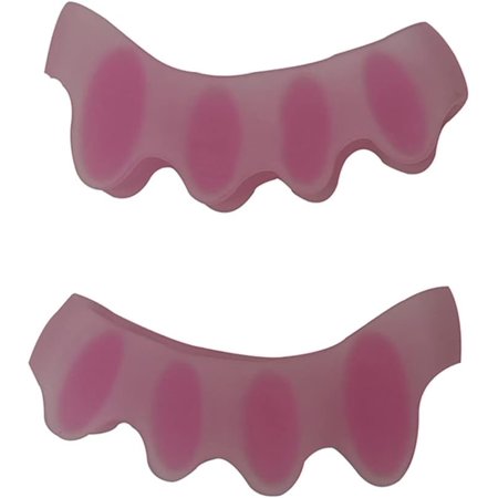 Toe Straightener,Toe Separators for Overlapping Toes,Gel Silicone Straightener Corrector,Spreader Spacers Hallux Valgus Tailors Claw and Crooked Toes (Color : F, Specification : 5 pairs)