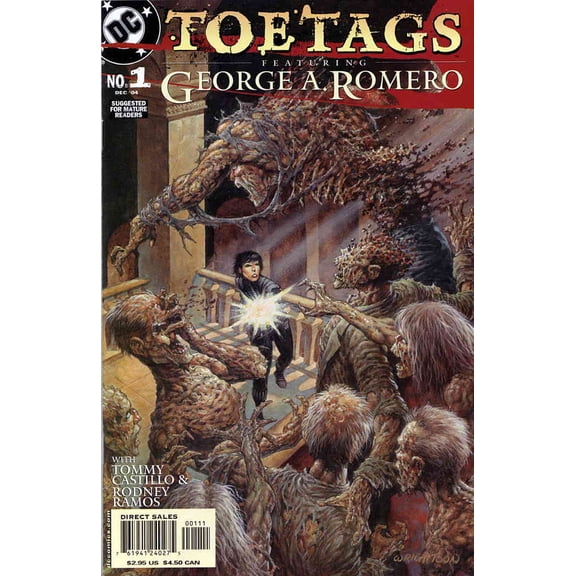 Toe Tags Featuring George Romero #1 VF ; DC Comic Book