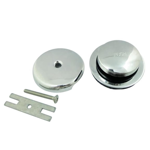 Toe Tap Drain Kit, Polished Chrome