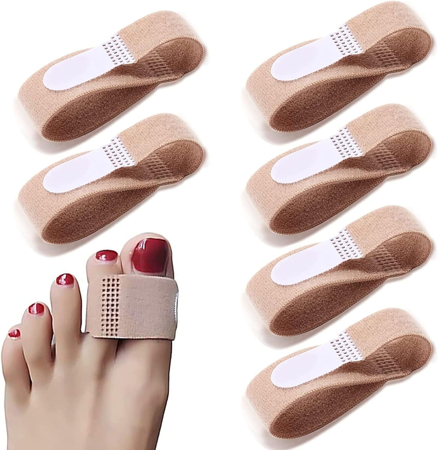Toe Tapes Toe Separator for Overlapping Toe, Hammer Toe Straightener