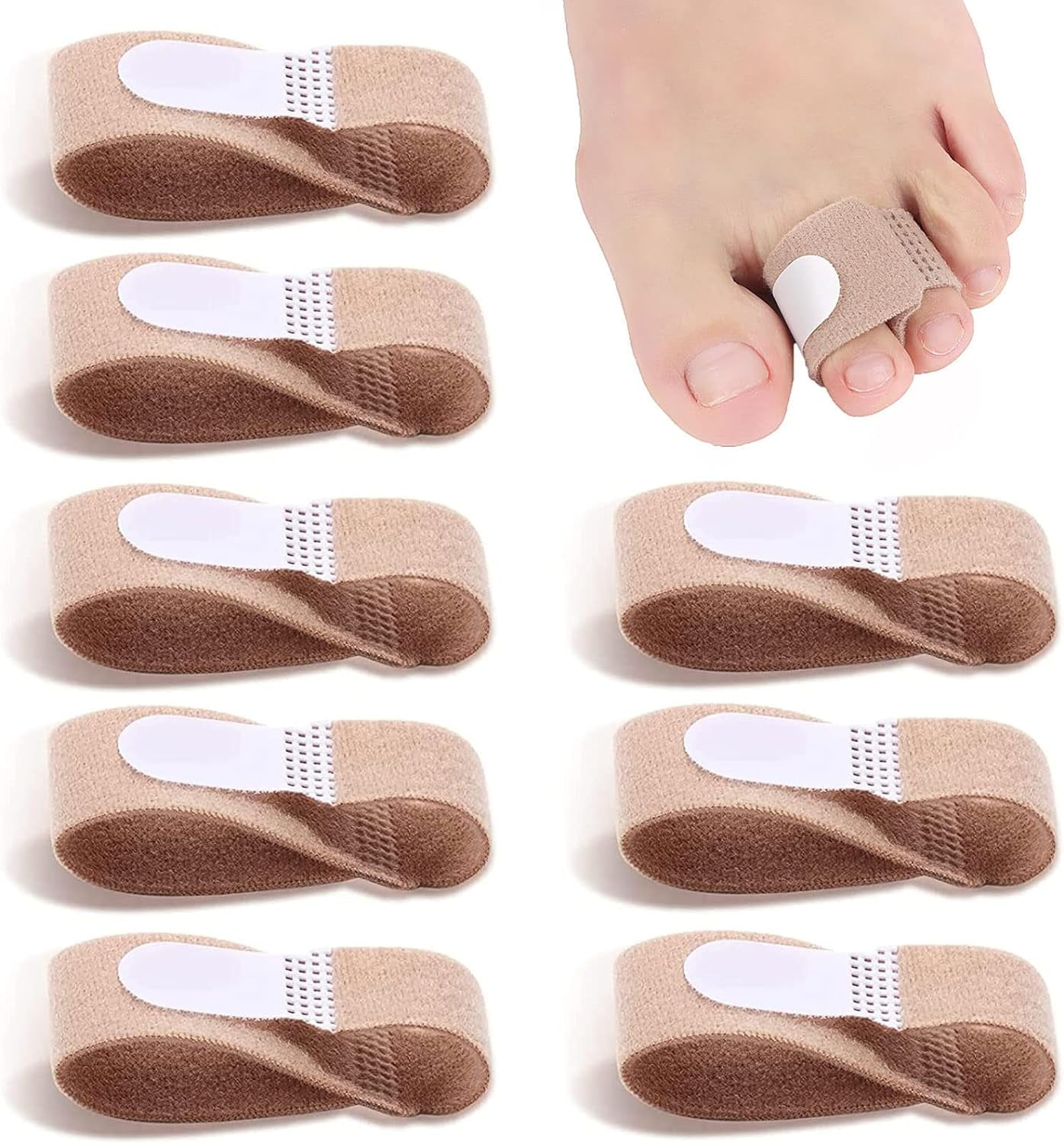 Toe Tapes Toe Separator for Overlapping Toe, Hammer Toe Straightener