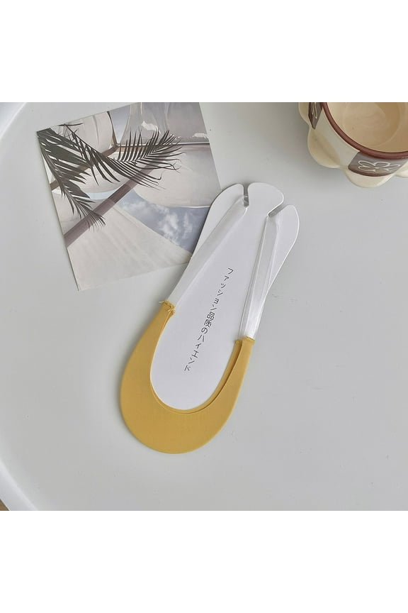 Toe Topper High Heel Socks, Non-Slip Women Summer Thin Breathable Non-Suede Cotton Linen, Non-Binding Seamless Toe, Stretchy Elastic Band, Fashion Casual Office Daily Wear, Versatile Sopatenor