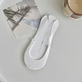 thumbnail image 1 of Toe Topper Socks High Heel Socks Women Summer Thin Bottom Breathable Non-slip Socks(White), 1 of 4