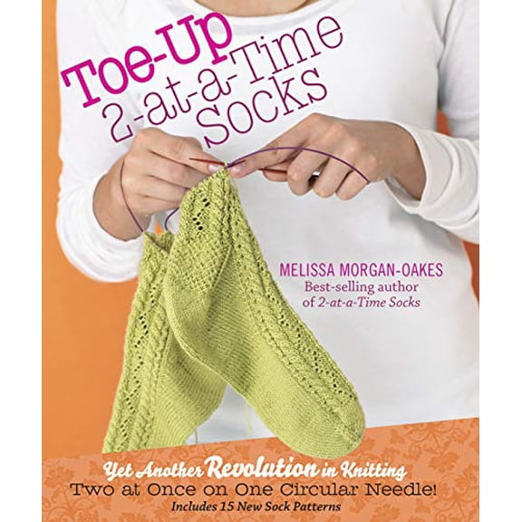 Pre-Owned Toe-Up 2-At-A-Time Socks by Melissa Morgan-Oakes (Hardcover)