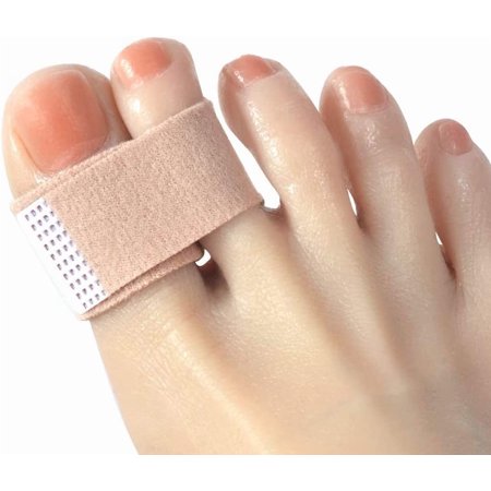 Toe Wraps for Your Big Toes, 8 Pcs/Pack Fabric Toe Splint Toe Cushioned Bandages Finger Protectors Straightener Hammer Toe Separators