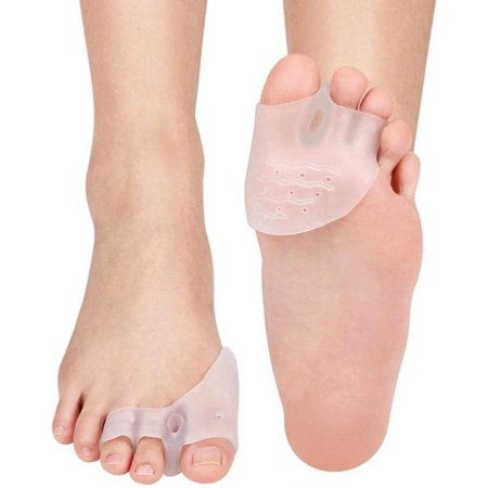 Toe separator silicone, gel toe separator Hallux Valgus correction with three toe separation and five toe separation to relieve bunions