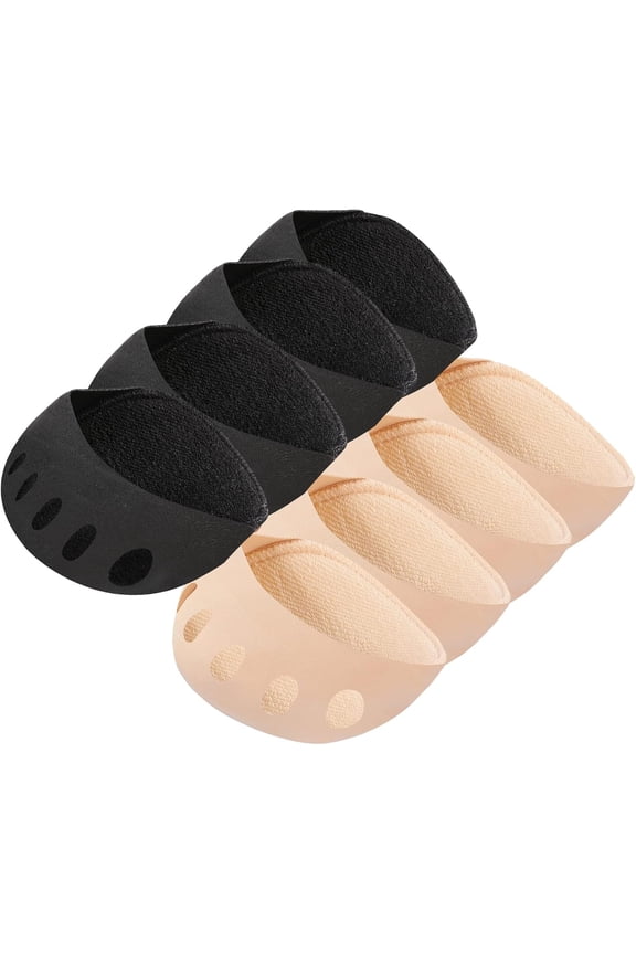 Toe socks women socks for heels Toe socks pads with non-slip Half socks for Oxfords,Flat,Pumps High Heels