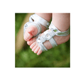 thumbnail image 1 of ToeBlooms Infant Girls Fabric Glamorous Silver Shoes Sz 0-12 Months Gift Box, 1 of 2