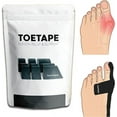 ToeTape 4 Pack Precut Kinesiology Tape for Bunions and Big Toe Sprains