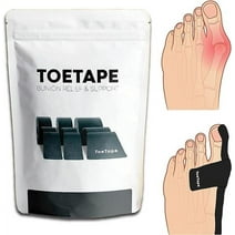 ToeTape - 4 Pack | Precut Kinesiology Tape for Bunions and Big Toe Sprains
