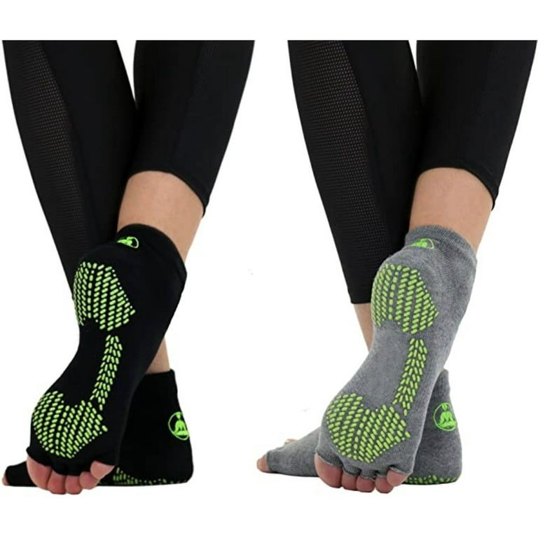 Dots Toeless Grip Socks for Pilates, Yoga & Barre