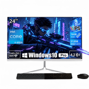 Toemaagic All-in-One Desktop 24  FHD Display Intel Core i5 16GB RAM 512GB SSD Windows 10,Mouse,Keyboard ,White