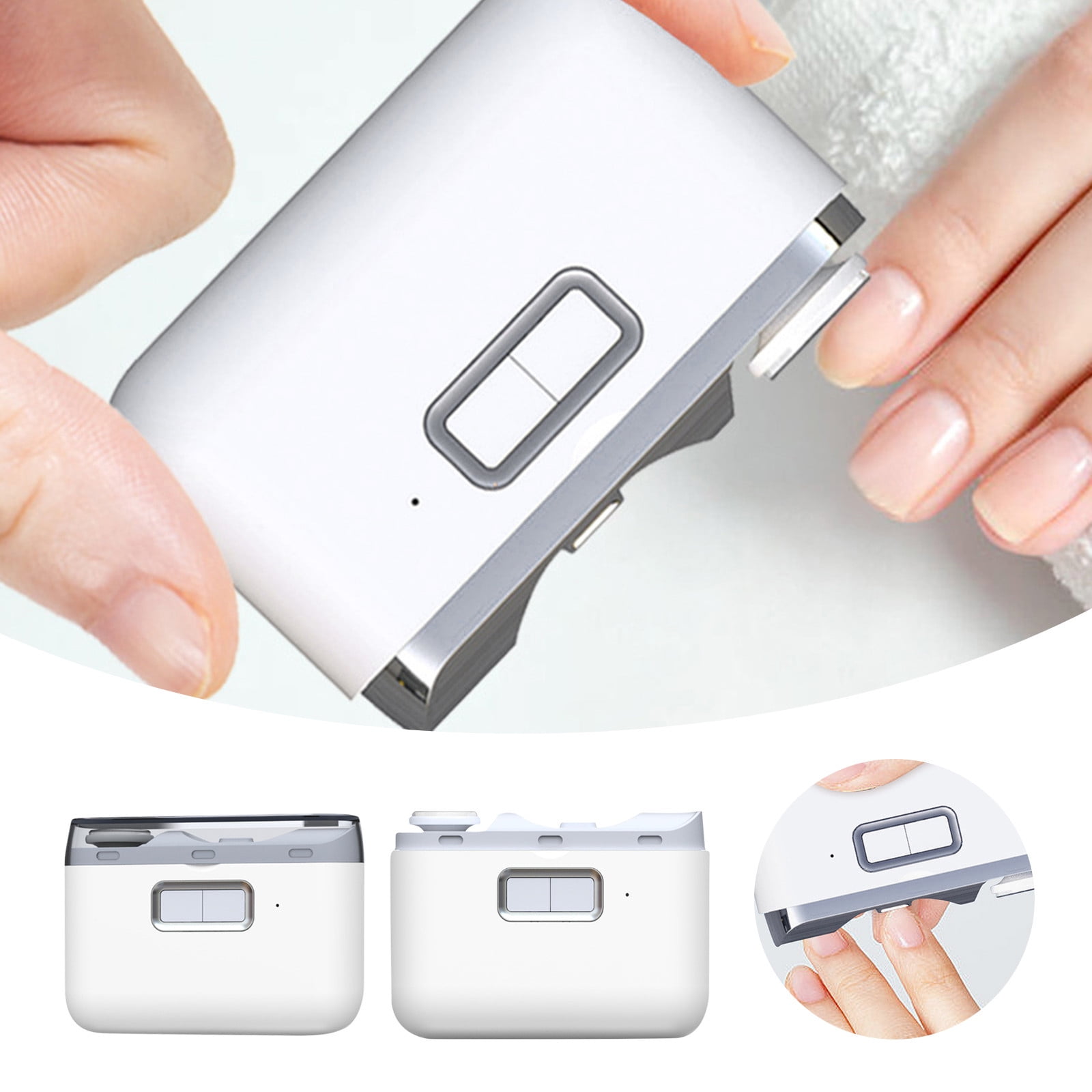 Toenail Clipper Nail Clipper 2 In 1 Cutting And Grinding Automatic Nail Clipper 2 Speed Nail