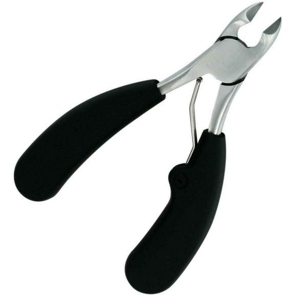 Toenail Clippers Ingrown or Thick Toe Nail Clippers for Men, Toenail Cutters Nipper Precision Diabetic Pedicure Tool Curved Edge, (Bull horn pliers)