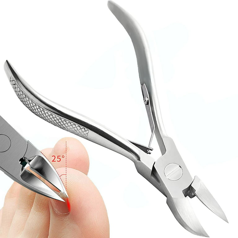 Harperton Nail Clipper - Stainless Steel, Fingernail and Toenail Clipper  Cutters for for Thick Nails or Ingrown Nails, Nails Cutter for Men and Women