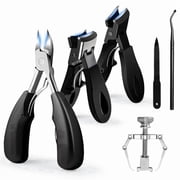 Toenail Clippers,Sharp Angled Heavy Duty Ingrown Toenail Tools for Seniors & Men, Manicure Pedicure for Thick Nails