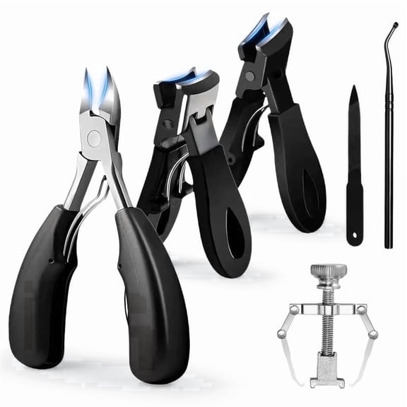 Toenail Clippers,Sharp Angled Heavy Duty Ingrown Toenail Tools for Seniors & Men, Manicure Pedicure for Thick Nails