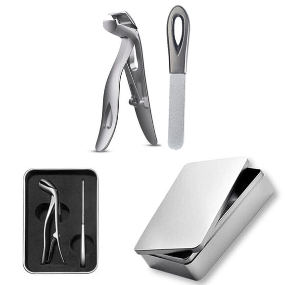 Toenail Cutter Professional Nails Cutter Large Opening Fingernail Cutter Angled Head Nails Cutter for Seniors