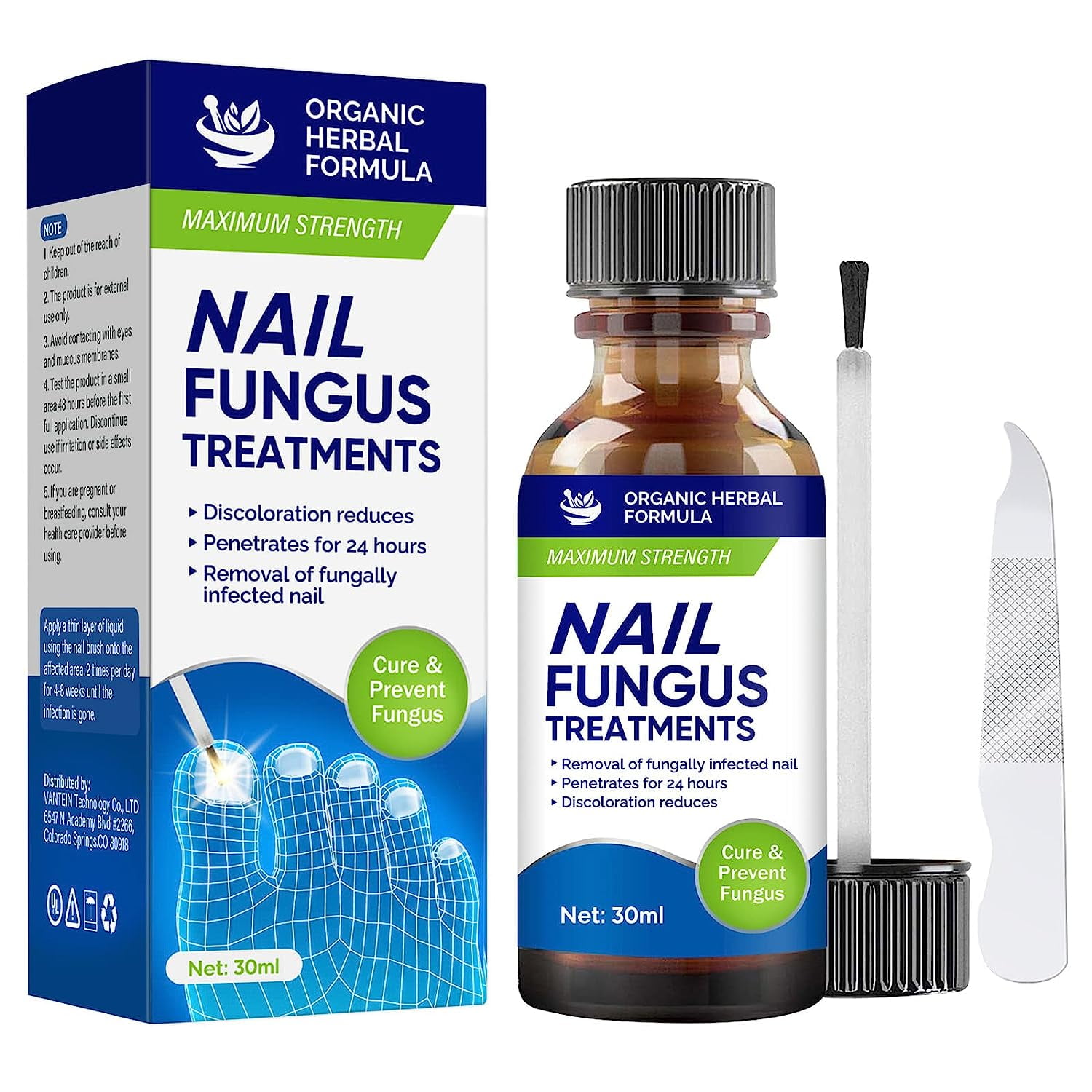 Toenail Fûngus Treatment, Nail Repair Liquid for Toenail and Fingernail ...