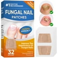 thumbnail image 1 of Toenail Fungus Treatment Extra Strength, 32pcs Nail Repair Strips for Restores Appearance of Discolored or Damaged Nails, 1 of 8