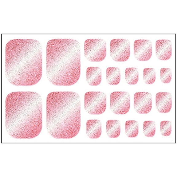 Toenail Stickers Cats Eye False Toenails Tips Waterproof Toenail Wraps Toenail Art Stickers Full Cover False Toenails