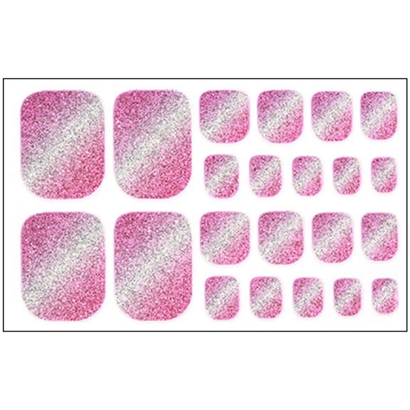 Toenail Stickers Cats Eye False Toenails Tips Waterproof Toenail Wraps Toenail Art Stickers Full Cover False Toenails