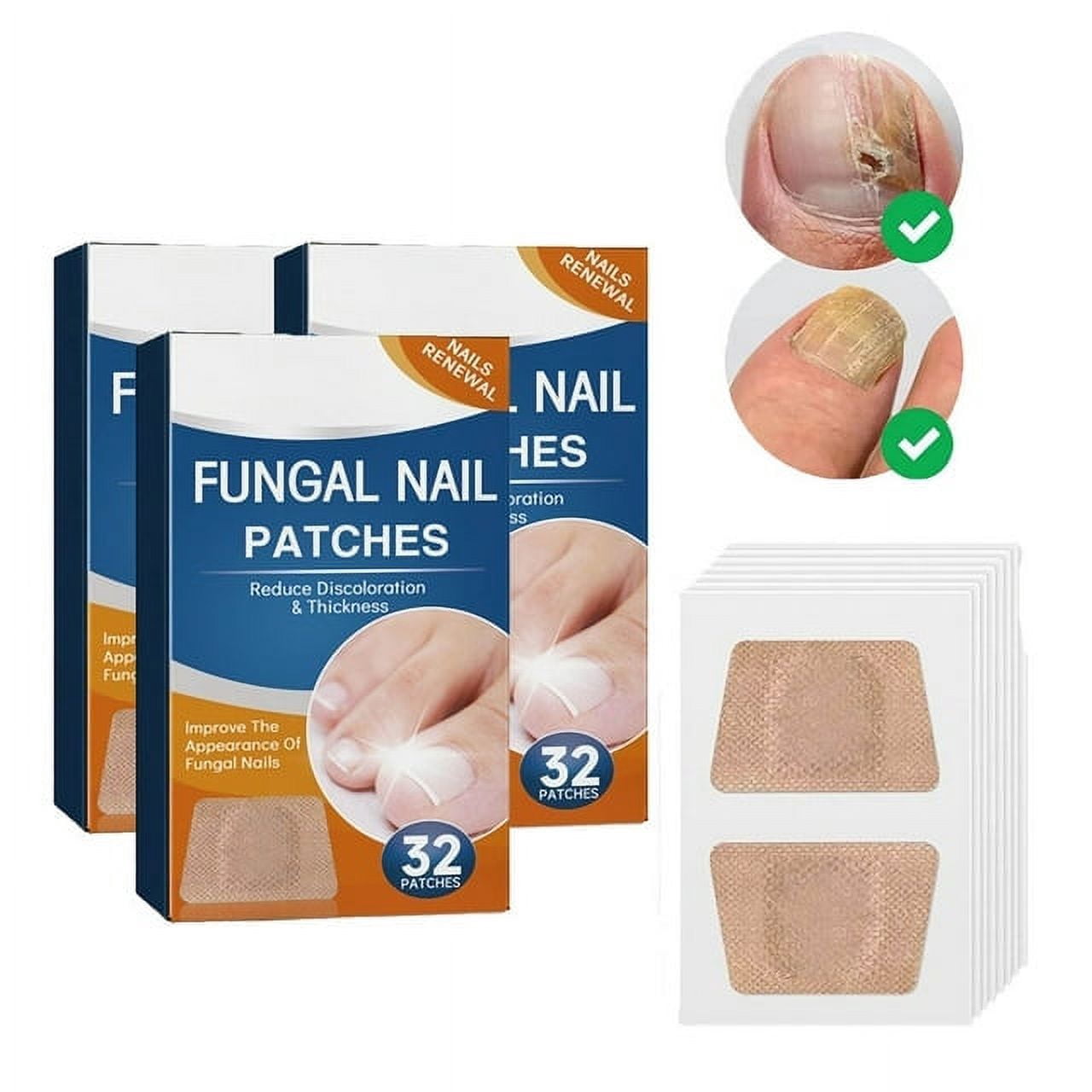 Fungal Nail Treatment Patches, Toenail Repair Sticker, Nail Renewal Patches For Toenail, Extra