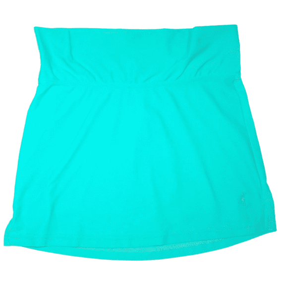 Toes On The Nose Junior Women's Knit Athletic Skirt, Teal Green (Small)