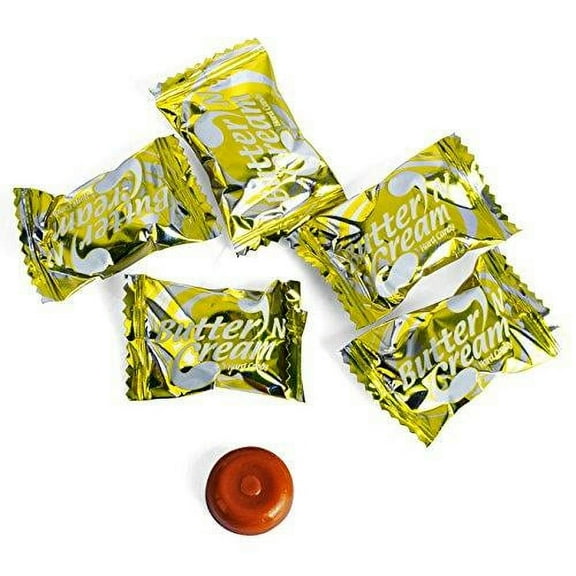 Toffee Candy - Butter Cream Candy 3 Pounds Hard Candy Gold Wrapped -BY The Nile Sweets