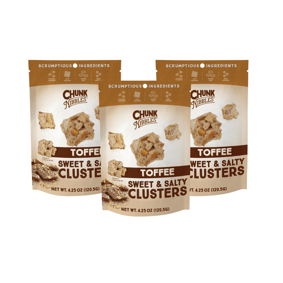 Toffee Chunk Nibbles 3 Pack