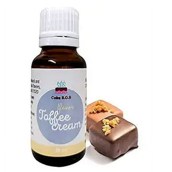 Toffee Cream Flavor, 0.68 Fl Oz (20 ml)