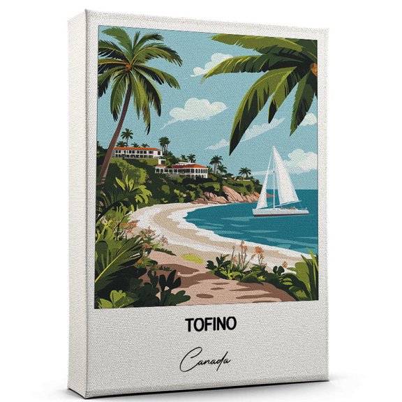 Tofino Travel Canvas Art Stunning Travel Wall Print Canada Canvas Inspired Artwork to Elevate Your Living Room or Office Ready to Hang